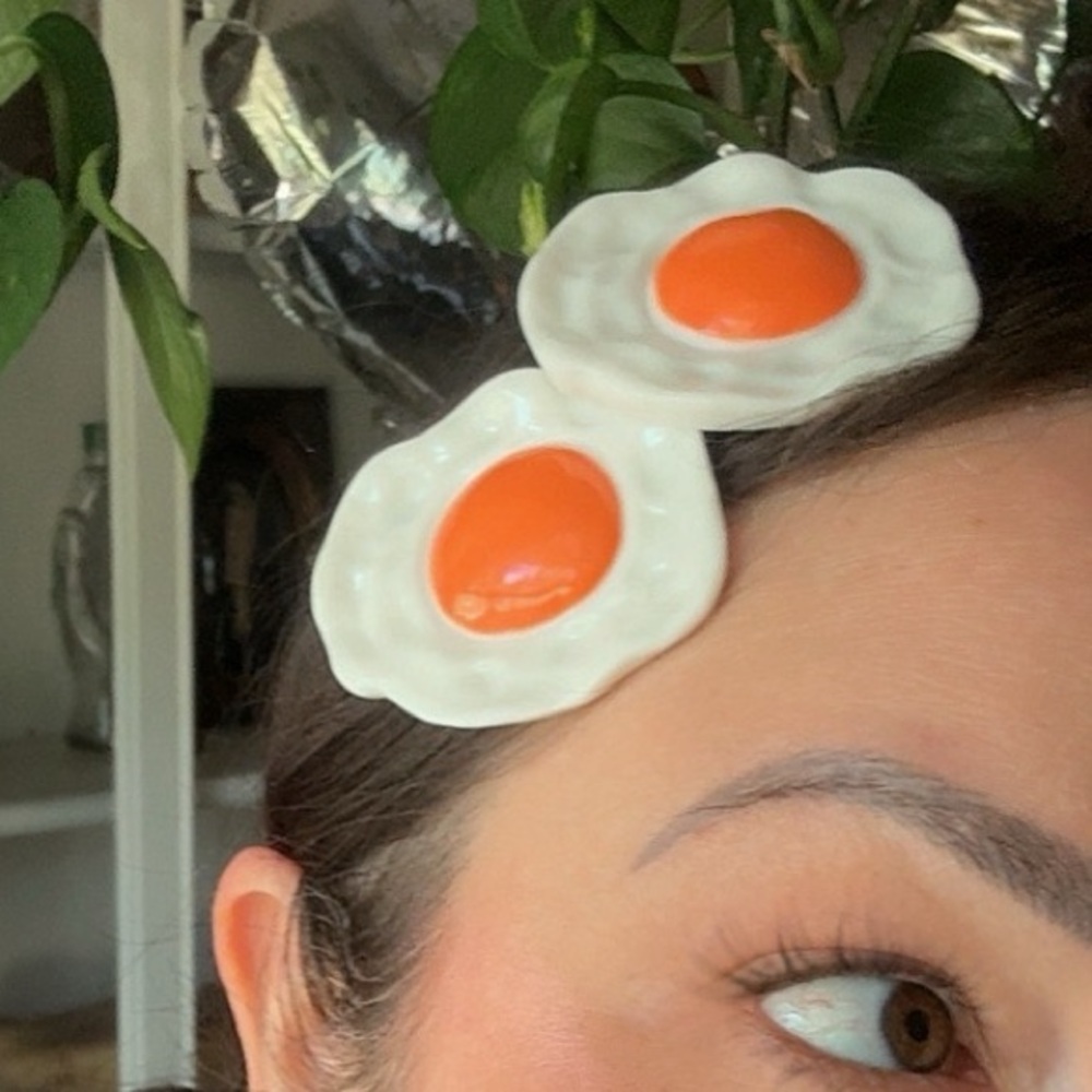 Egg hair clips - Picture 2 of 2